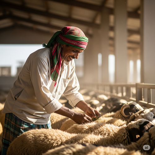 Livestock caretaker